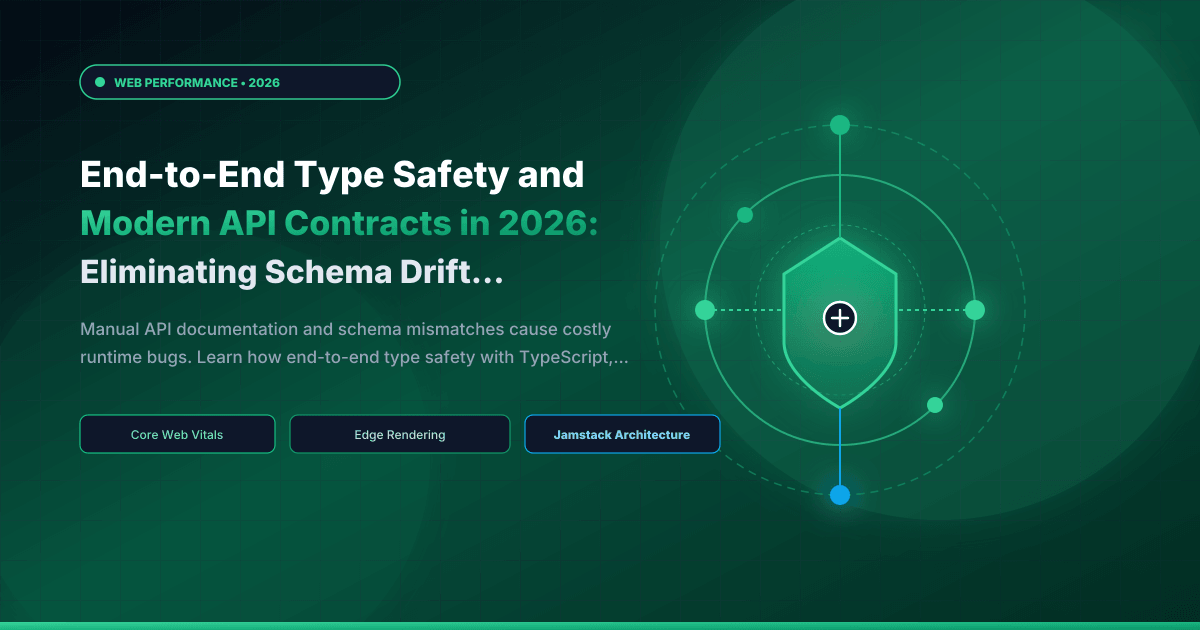 End-to-End Type Safety and Modern API Contracts in 2026: Eliminating Schema Drift Across Full-Stack Applications